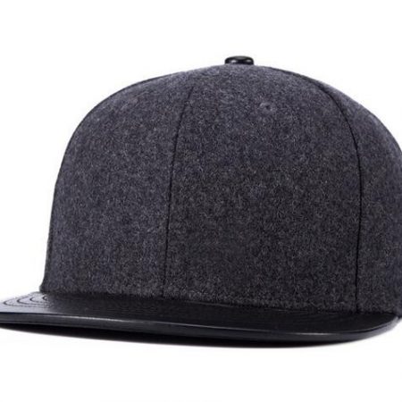 Melton Snapback PU visor Cap