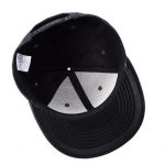 Casquette à visière en PU Melton Snapback