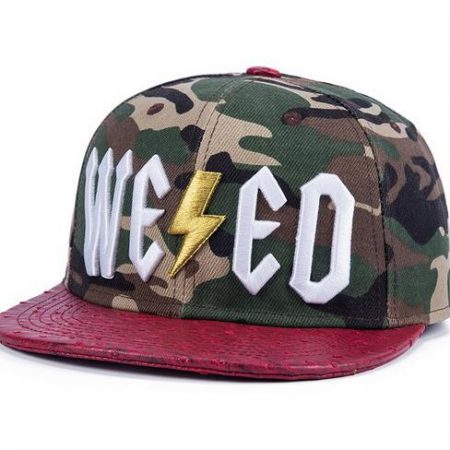 Camo Snapback 3D Embroidery Cap