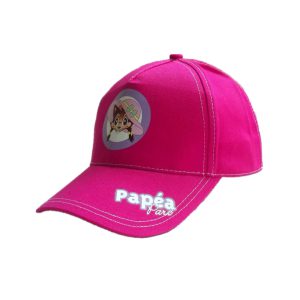 custom girl baseball cap with sublimation print logo