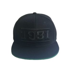 Hip-Hop Cap, 3D Embroidery Snapback Hat, 1931 Snapback caps