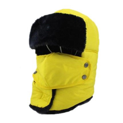 Men Women Winter Trapper Hats Earflap Warm Russian Ski Hat With Mask