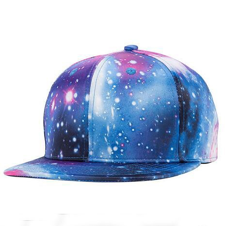 GALAXY ALL OVER PRINT SNAPBACK HAT CAP ADJUSTABLE FRESH PRINCE UNIVERSE SPACE
