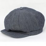 NEW TWEED HERRINGBONE 8 PANEL NEWSBOY BAKER BOY CAPS
