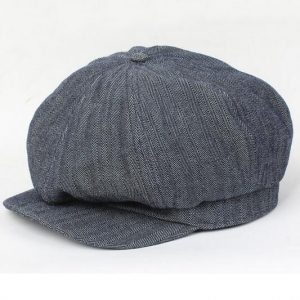 NEW TWEED HERRINGBONE 8 PANEL NEWSBOY BAKER BOY CAPS