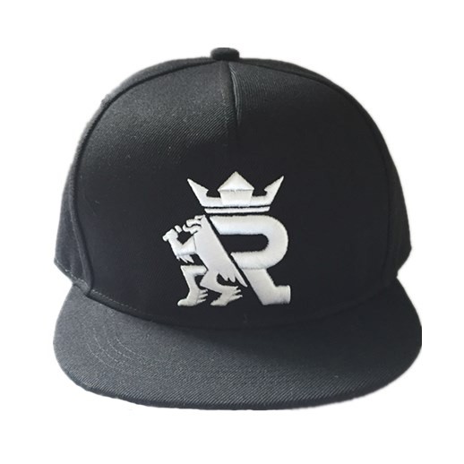 100% Acrylic snap back black cap