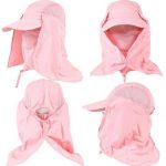 outdoor caps and hats with neck cover
