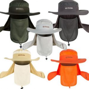 outdoor caps and hats with neck cover