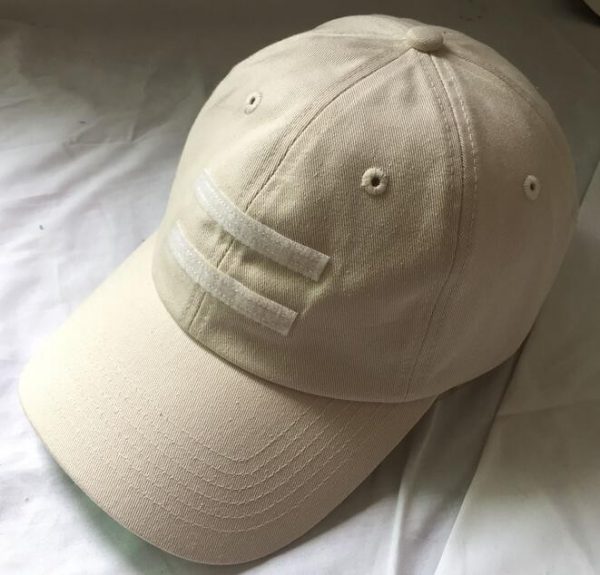 100% brushed cotton twill blank baseball cap