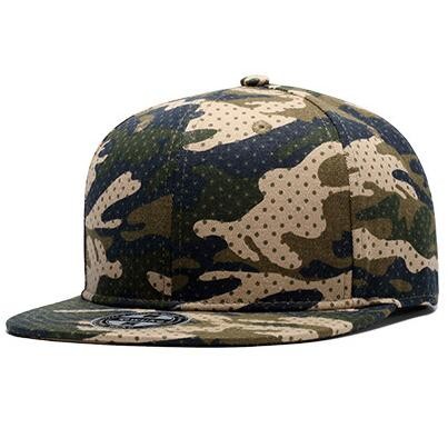 Camouflage pattern snapback caps