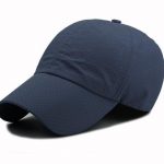 Allover small holes microfiber baseball cap