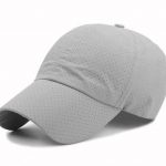 Allover small holes microfiber baseball cap