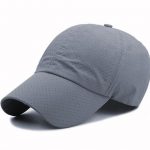 Allover small holes microfiber baseball cap