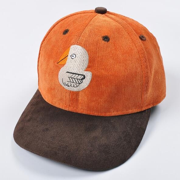 Children corduroy cap