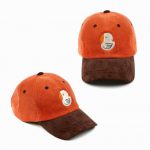 Children corduroy cap