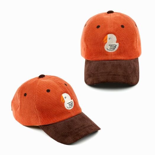 Children corduroy cap