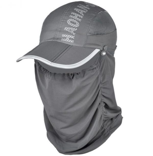 Sunshade hat with cover for face and neck