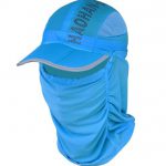 Sunshade hat with cover for face and neck
