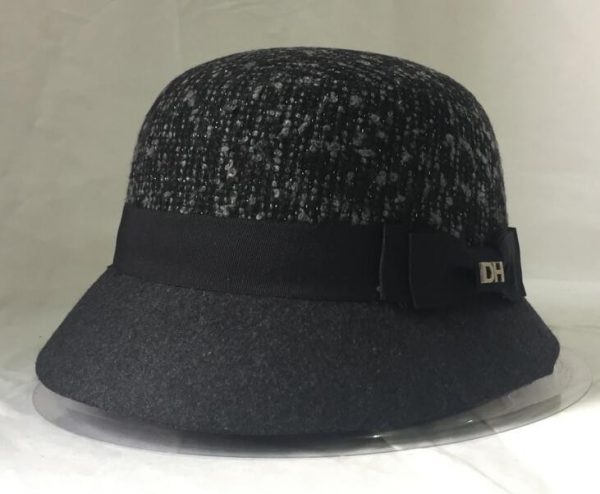 Wool Cloche hat for women