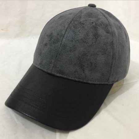 leather baseball cap