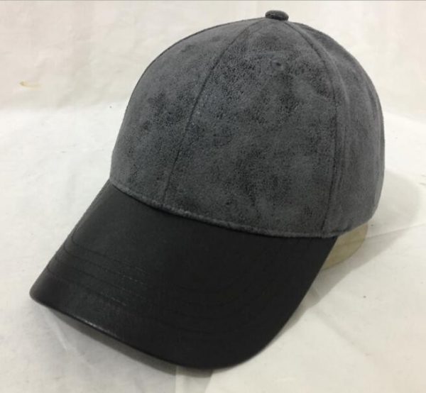 leather baseball cap