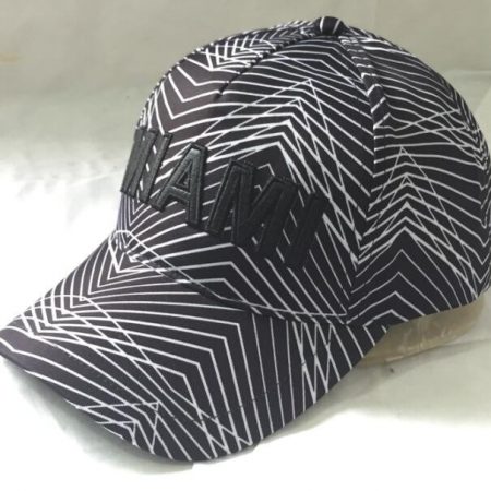 Baseball cap with PU logo patched