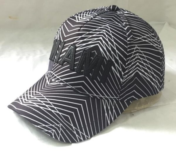 Baseball cap with PU logo patched