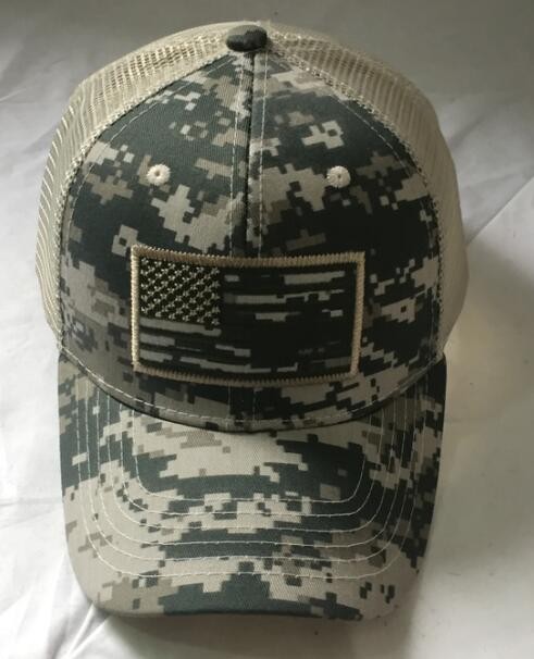 American flag style baseball cap