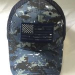 American flag style baseball cap