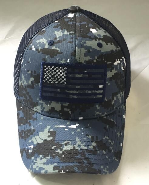 American flag style baseball cap
