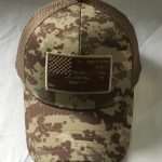 American flag style baseball cap