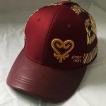 Fashion burgundy baseball cap