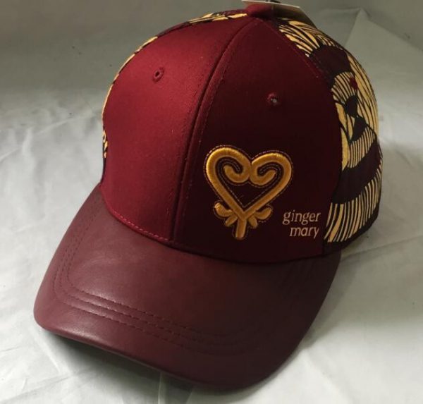 Fashion burgundy baseball cap
