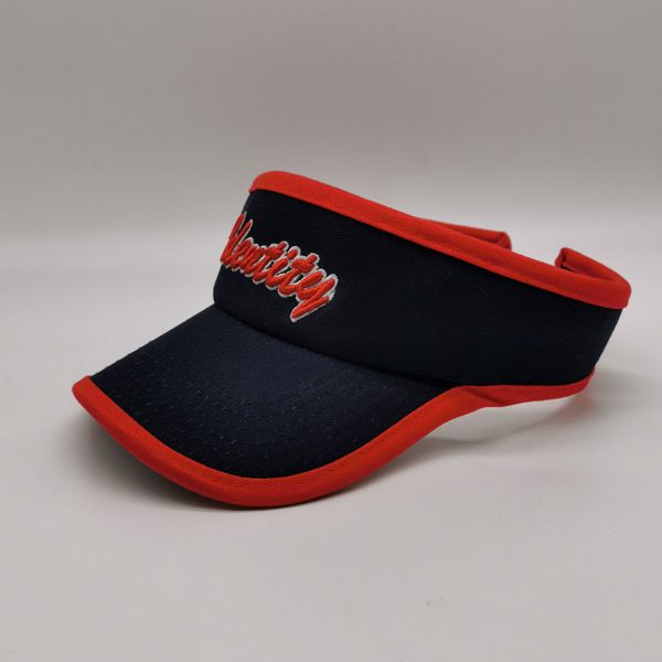 Identity Navy Visor Red Tipping