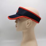 Identity Navy/red Cotton Twill Performance Visor