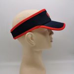 Identity Navy/red Cotton Twill Performance Visor