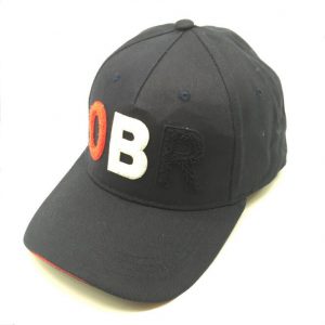 OBR towel embroidery navy baseball cap