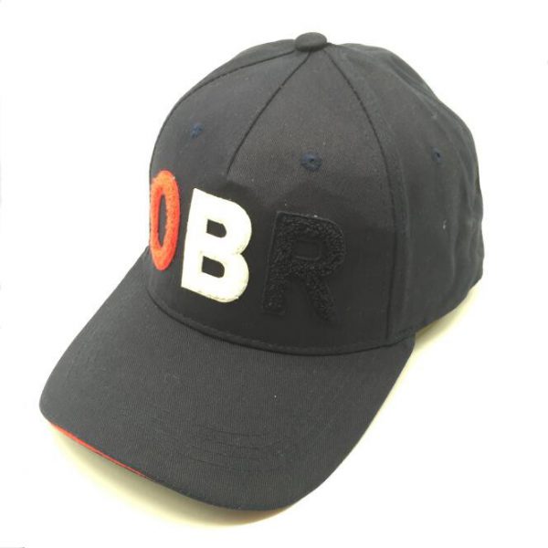 OBR towel embroidery navy baseball cap