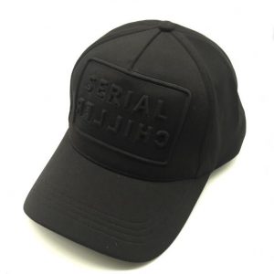 Jersey fabric embossed 5 panel cap