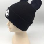 Mickey Mouse knitted hat with ears