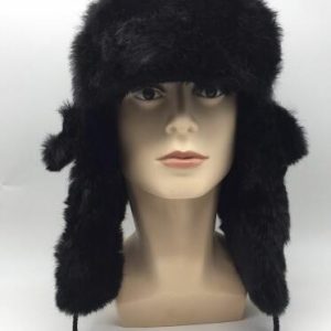 Russian winter earflaps hat