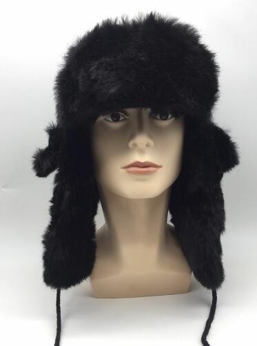 Russian winter earflaps hat