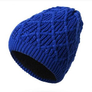 Striped knitted hat