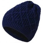 Striped knitted hat