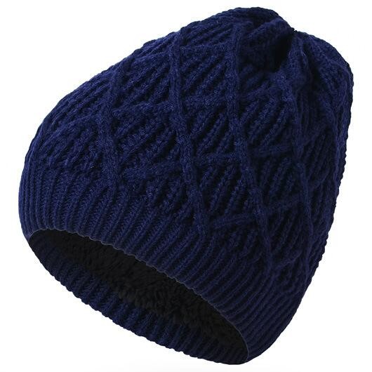 Striped knitted hat