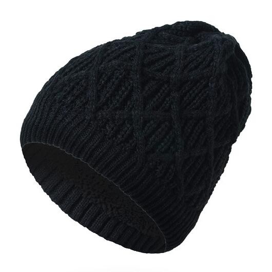 Striped knitted hat