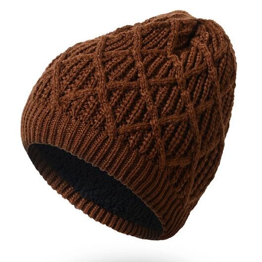 Striped knitted hat