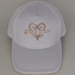 White mesh sonic welding 5-panels cap