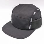 Polyester camper cap with mesh pockets