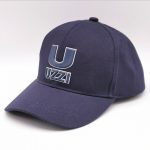 Rubber printed 6 panels baseball cap